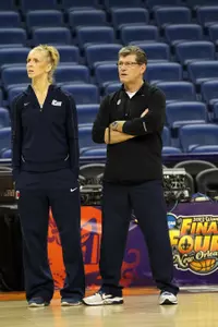 Geno Auriemma is one of four finalists for the 2015 Naismith Women's Basketball Coach of the Year.