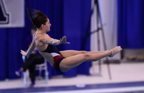 Taryn Urbanus competed in both the 1 and 3-meter events at this week's NCAA Championships.
