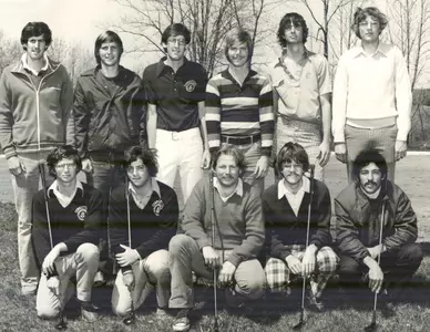 Bob Kearney as a UConn golfer in 1977,