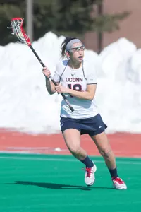 Emily Giumetti scored her first career goal in UConn's win over Quinnipiac on Wednesday.