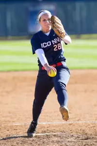 Kayla Doty allowed just one hit on Wednesday against Albany.