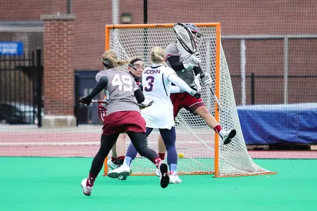 Jacqueline Jordan recorded another hat trick this season on Wednesday against Temple.