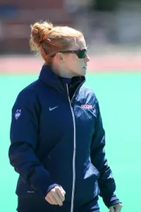 Katie Woods and the Huskies continue Big East play on Wednesday against Georgetown.