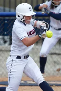 Junior catcher Jacklyn Dubois picked up her second homerun of the season in UConn's 3-1 game one victory.