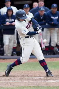 Vinny Siena joined UConn's 15-member 200-hit club in the setback