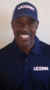 Head coach J.J. Clark and the Huskies will compete at The American Championships on May 14-17 in Storrs.