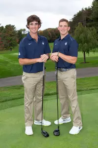 Chris Wiatr, left, and Mike Masso finished among the top six at the Palmer Cup tourney.