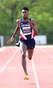 Chinedu Amonu advanced to the quarterfinals in the 400m dash.