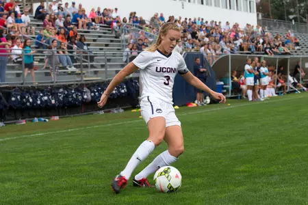 Rachel Hill and the Huskies will take on Boston College on Monday night at Morrone Stadium.