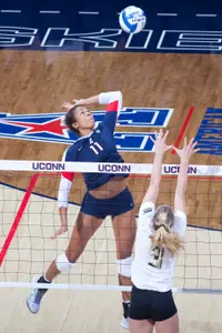 Erika Thomas had a team-high 12 kills.