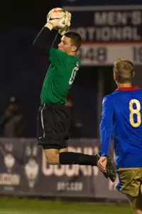 Scott Levene made a pair of saves in the Huskies' scoreless draw on Friday night.