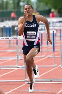 Stephon Henry won the 60m hurdles with a 8.16 second finish on Saturday.
