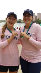 Courtney Dawless and Rachel Signor finished first in the Open 2x on Sunday.