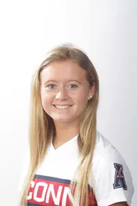 Freshman Erin Spillane scores her first career goal as a Husky to win the game 1-0.