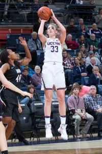 Katie Lou Samuelson had a second-consecutive career-best game against Dayton, putting up 29 points.