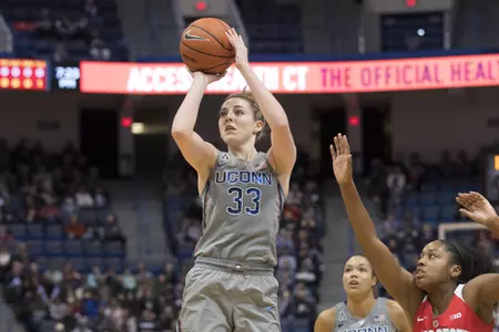 Sophomore Katie Lou Samuelson earns Player of the Week honors for the second time this year.