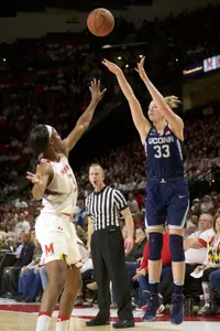 Sophomore Katie Lou Samuelson has led the Huskies in points in back-to-back contests.
