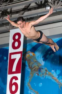 Dan Kinney grabbed multiple first-place finishes in Saturday's meet to win Diver of the Week