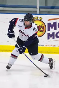 Knutson's two goals against UNH Sunday brings her season total to 17 goals.