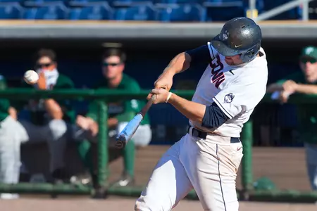 Bobby Melley cracked his sixth career home run in UConn's opening weekend at UTSA
