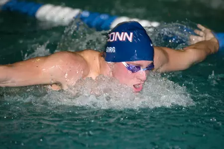 Chris Girg was one of 11 Huskies named to the All-Conference Team on Friday.