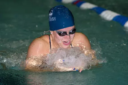 Laura Ruttan won the 200-IM (2:11.15) on Saturday for the Huskies.