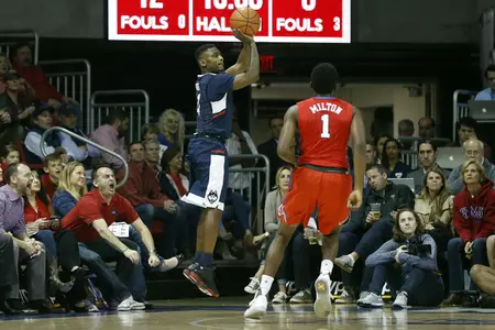Sterling Gibbs led the team with 20 points.