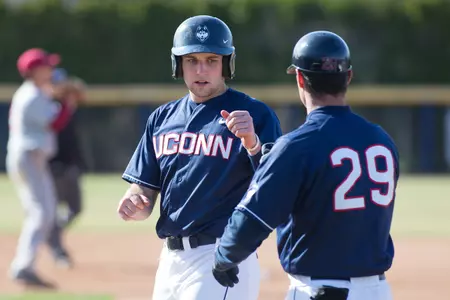Bobby Melley recorded four RBIs in UConn's setback to Liberty on Friday