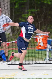 Matthew Graziano took ninth in the discus throw final on Friday at the Texas Relays