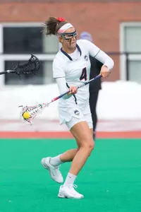 Senior Kate Finkelston racks up six goals, for the second time this season, in Saturday's 17-6 win over Cincinnati.
