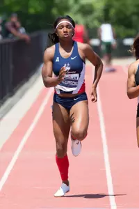 Taylor Anderson earned a berth in the 100m dash quarterfinals on Friday