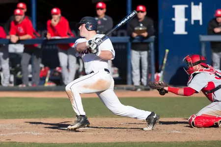 John Toppa collected two hits at UMass on April 19