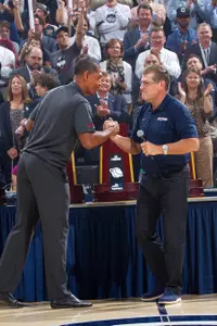 Kevin Ollie and Geno Auriemma will be at First Night on Oct. 14.