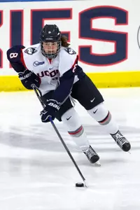 Sophomore Rebecca Lindblad scored the game-tying goal in the third period Saturday.