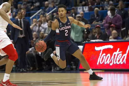 Jalen Adams was named First Team All-Conference in 2016-17.