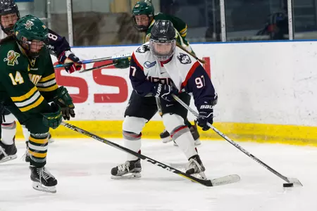 Catherine Crawley has four points this season for UConn. (PC: Steve Slade)