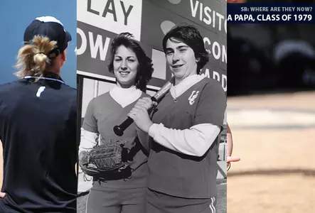 Papa (left) was co-captains with Joanne Burruano.