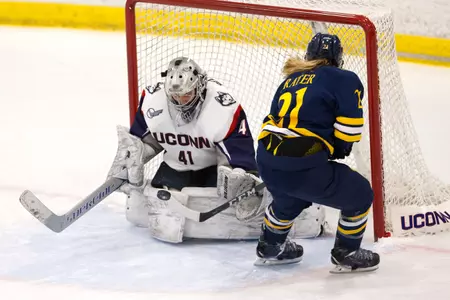 Belanger made 31 saves on Sunday.
