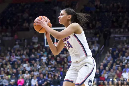 Alexis Gordon (34) UCONN vs Tulsa (photo by Stephen Slade