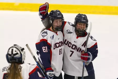 Huskies sweep No. 9 Maine at Freitas. (PC: Steve Slade)