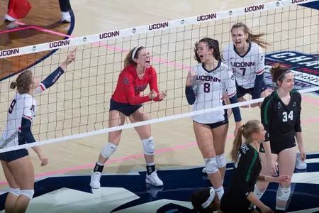 Team celebration vs Tulane