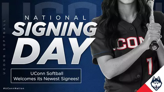 Softball signing day graphic