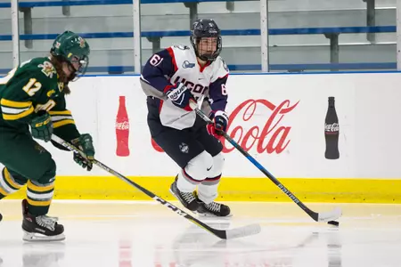 FInal two games of regular season next weekend vs. Merrimack.