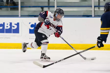 UConn outshot by Providence, 34-25.