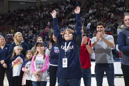 Maddox Bruening from men's soccer recognized on Saturday (PC: Steve Slade).