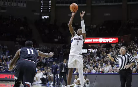 Christian Vital will return to the Huskies in 2018-19.