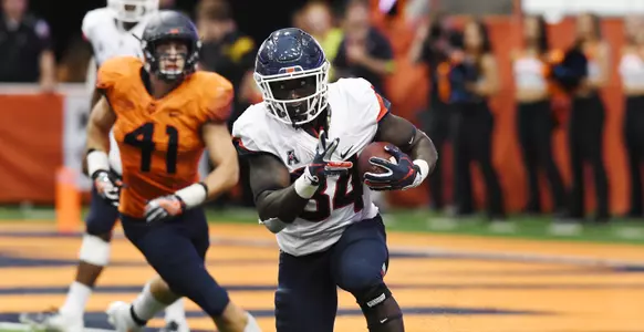 September 22, 2018: University of Connecticut at Syracuse University with NCAA football at the Carrier Dome in Syracuse, NY. Photo by Alan Schwartz.