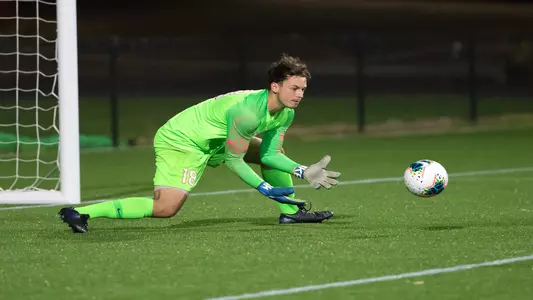 Gianluca Catalano makes a save