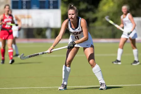 McKenna Sergi defends vs. BU.