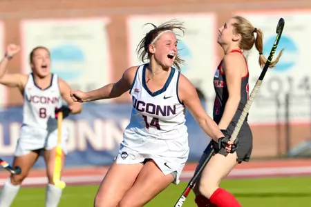 Sophie Hamilton scores the game-winner against Fairfield in 2019 NCAA First Round